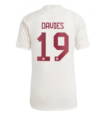 Bayern Munich Alphonso Davies #19 Replica Third Stadium Shirt 2023-24 Short Sleeve